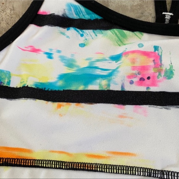 Lululemon Multi Water Color Flow Y Bra (Size 6) - Picture 2 of 6